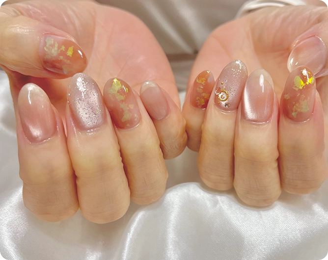 烏丸御池の自爪に優しいジェルネイルサロンPlaisir-Nail-｜削らないパラジェルで薄い爪・二枚爪・弱い爪も安心してネイルを楽しめる大人女性向けネイルサロン