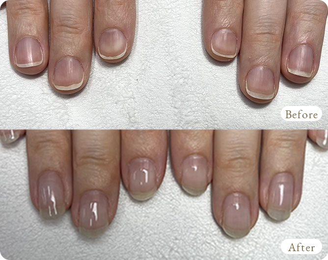 烏丸御池の自爪に優しいジェルネイルサロンPlaisir-Nail-｜削らないパラジェルで薄い爪・二枚爪・弱い爪も安心してネイルを楽しめる大人女性向けネイルサロン